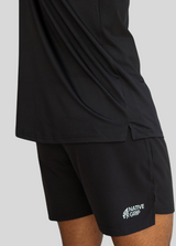 MENS BLACK TRAINING SHORTS