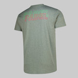 MENS OLIVE GREY TRAINING T-SHIRT (PADEL)