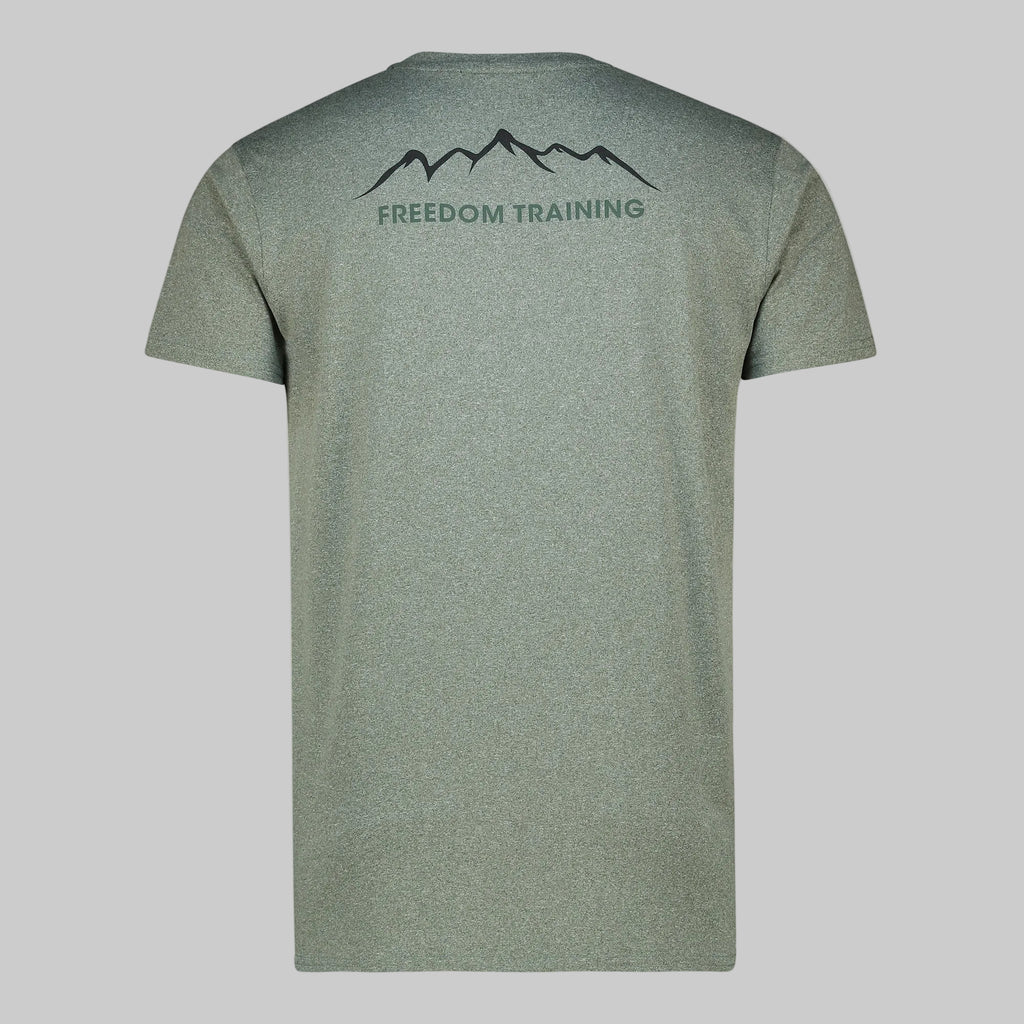MENS OLIVE GREY TRAINING T-SHIRT (FREEDOM TRAINING T2) – NativeGrip