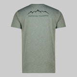 MENS OLIVE GREY TRAINING T-SHIRT (FREEDOM TRAINING T2)