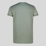 MENS OLIVE GREY TRAINING T-SHIRT (THINK. BELIEVE. DO)