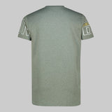 MENS OLIVE GREY TRAINING T-SHIRT (THINK. BELIEVE. DO)