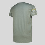 MENS OLIVE GREY TRAINING T-SHIRT (THINK. BELIEVE. DO)