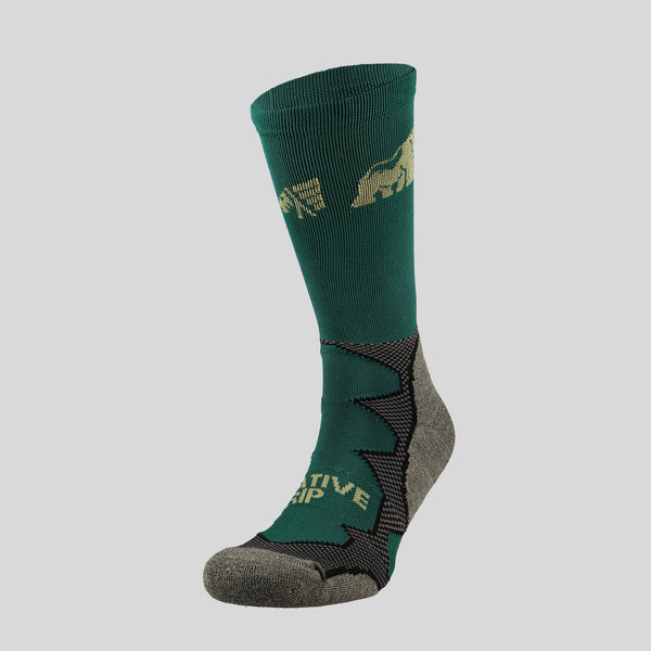 ANTI-BLISTER ACTIVE SPORTS SOCKS 'CONGO EDITION' - DARK GREEN