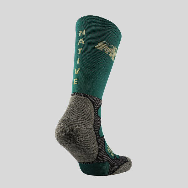 ANTI-BLISTER ACTIVE SPORTS SOCKS 'CONGO EDITION' - DARK GREEN