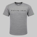 MENS GREY-ON-GREY TRAINING T-SHIRT