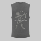 GREY ON GREY TRAINING VEST - NATIVE WARRIOR