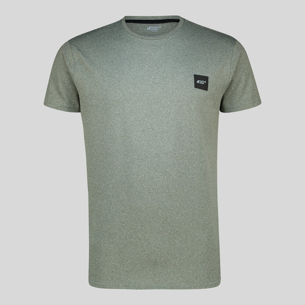 MENS OLIVE GREY TRAINING T-SHIRT (PADEL)