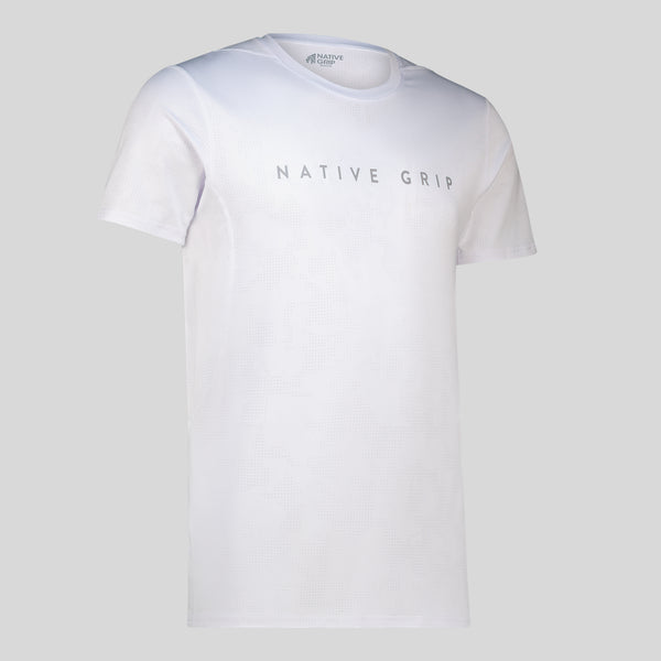 MENS WHITE TRAINING T-SHIRT