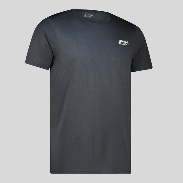 MENS CHARCOAL BLACK TRAINING T-SHIRT