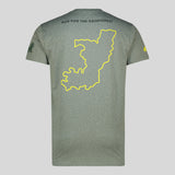 MENS OLIVE GREY TRAINING T-SHIRT (RUN FOR THE RAINFOREST)