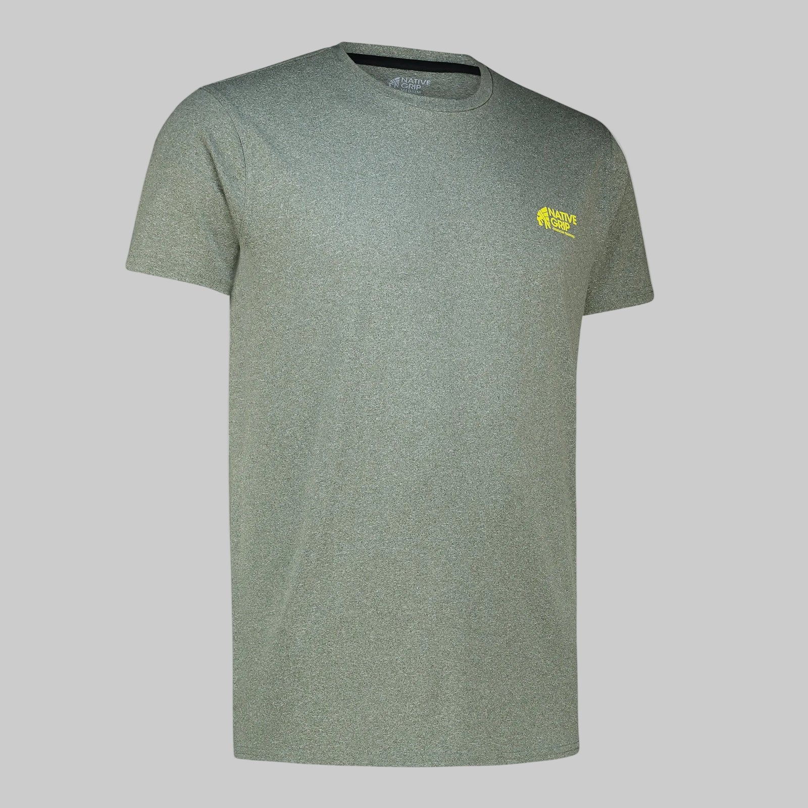 MENS OLIVE GREY TRAINING T-SHIRT (FREEDOM TRAINING T2) – NativeGrip