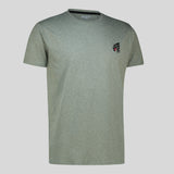 MENS OLIVE GREY TRAINING T-SHIRT (NATIVE WARRIOR)