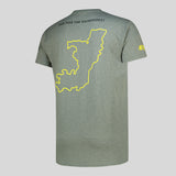 MENS OLIVE GREY TRAINING T-SHIRT (RUN FOR THE RAINFOREST)